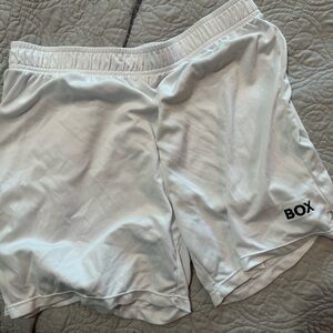 Box Menswear White Training shorts